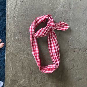 Trashy Diva- Red Gingham- Hair Tie